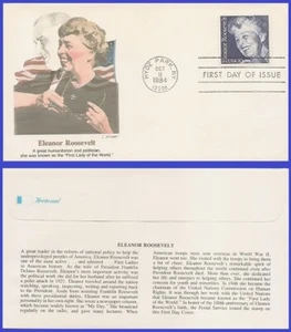 USA6 #2105 U/A FLEETWOOD FDC Eleanor Roosevelt - Imagen 1 de 1