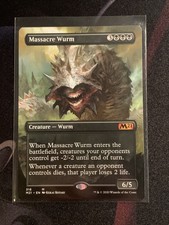 MTG Massacre Wurm BORDERLESS M21. NM.