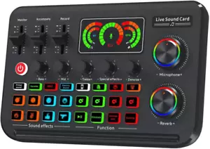 Audio Interface Live Sound Card Audio Recording Desktop Singing Sound Card Mixer - Picture 1 of 1