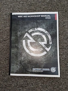 2004 Detroit Diesel Mercedes Benz MBE 900 Engine Shop Service Repair Manual - Picture 1 of 1