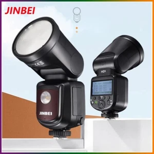 JINBEI HD-1 TTL HSS Speedlite Round Head Camera Flash Light Universal Canon Sony - Picture 1 of 7