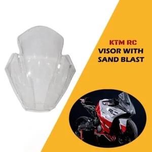 "FRONT VISOR, CLEAR" FIT FOR KTM RC 125/200/390 - Picture 1 of 6