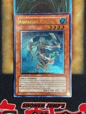 Yugioh Aquarian Alessa TAEV-EN020 Ultimate Rare 1st Ed LP - Image 1 of 2