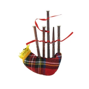 Miniature Bag Pipe Musical Instrument Realistic Ornament Bagpipe Gift Topper/Box - Picture 1 of 2