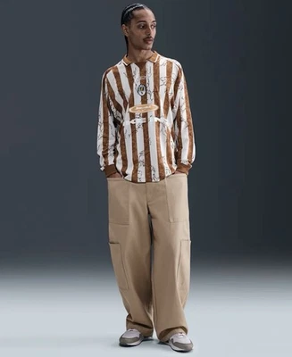 Nike INC Air LS Victory Soccer Jersey Light Brown Striped IB9007-281 Men Sz L - Image 1 of 4