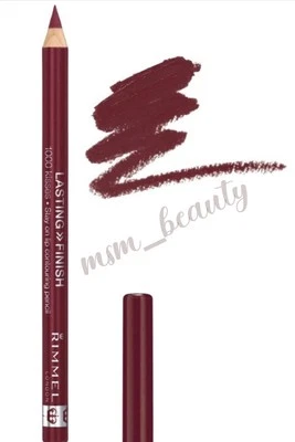 RIMMEL LONDON Rimmel 1000 Kisses Lasting Finish Lip Liner Pencil Contour Cherry Kiss Shade New