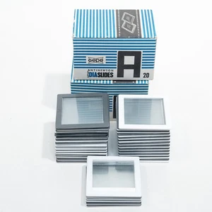 28x Gepe 60x60 Film Slide Frame Holder 6x6 120 w/ Glass + Some 4.5x6 Frames! - Picture 1 of 10