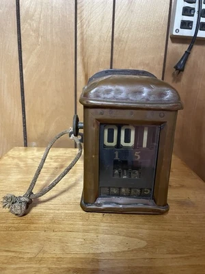 Teleférico trolley medidor de tarifa de cobre de colección Foto 1 de 4