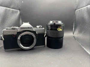 Minolta XG-7 35mm Film Camera w/ Rokkor 135mm f/3.5 Lens – Untested, Vintage SLR - Picture 1 of 9