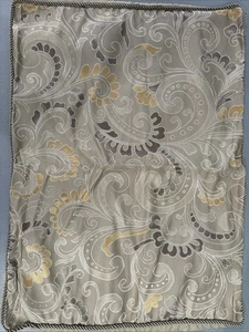 Martha Stewart Standard Curls 20 x 26 Sham Gold Yellow Brown Corded Fringe - Picture 1 of 9