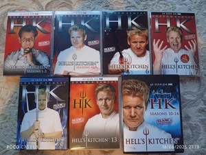 Gordon Ramsay's Hell's Kitchen DVD Bundle (S1 2 3 4 5 6 7 8 10 11 12 13 14) Rare - Imagen 1 de 2