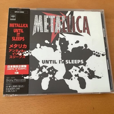 METALLICA UNTIL IT SLEEPS JAPAN CD OBI SRCS-8062 JAPAN ONLY EP - Image 1 of 3