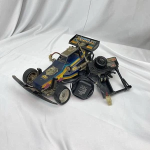 Nikko Wolf Lobo II Frame Buggy RC Car Navy Body Road Handler A-T 49 Sears Parts - Picture 1 of 24