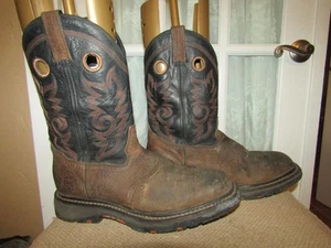 Botas Double-H DH5130 Para Hombres 12” Workflex Ancho Cuadrado Comp Puntera Roper Marrón 11.5 D - Imagen 1 de 9