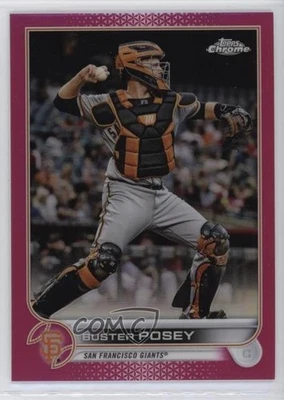 2022 Topps Chrome Magenta Refractor /399 Buster Posey #95 - Image 1 of 2