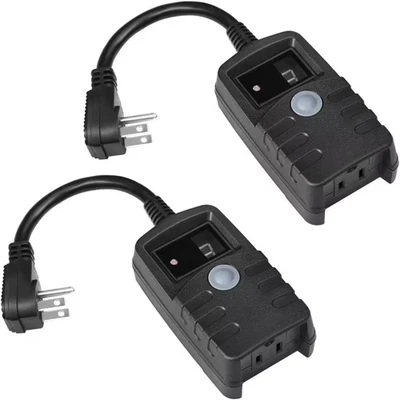 13 Amp 125V 540 Min. Outdoor Countdown Photocell Sensor Timer with Electrical Gr - Image 1 of 4