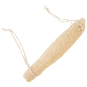  Long Stretch Back Scrubber With Rope Handles - Natural Loofah Sponge - Bath - Picture 1 of 12