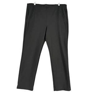 Pantalones al Tobillo Chico's Negro Julieta Pierna Recta Clásicos Elastizados Ponte Talla 16 - Imagen 1 de 8