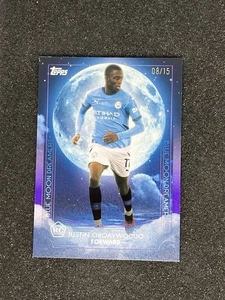2024-25 Topps Blue Moon Manchester City Justin Oboavwoduo /15 Rookie Dreamers - Picture 1 of 2