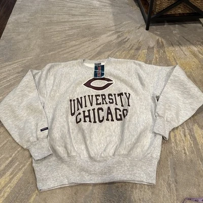 SUDADERA ESTILO TEJIDO INVERSO UNIVERSIDAD CHICAGO DE COLECCIÓN XL JANSPORT Nueva Foto 1 de 4