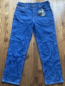 Jeans uomo Carhartt FR taglia 36x32 ignifugo vestibilità rilassata FRB004 blu nuovo con etichette - Foto 1 di 14