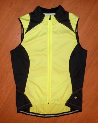 Nuevo sin etiquetas Nuevo Chaleco de Viento Especializado para Mujer Talla L Grande Amarillo Negro Malla Espalda Foto 1 de 4