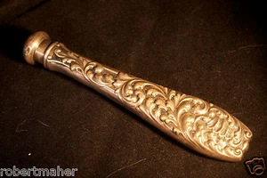 Antique Silver Repousse Perfume Flask MAKE ME AN OFFER!! - Picture 1 of 12