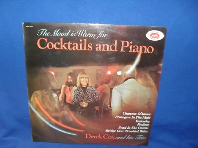 DEREK COX AND HIS TRIO COCKTAILS AND PIANO – AUSTRALIAN LP RECORD 12” GF - Image 1 of 3