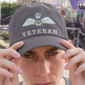 Royal Air Force Veteran Logo Quality Baseball Cap - Picture 1 of 6