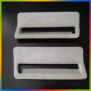 OEM 87-89 USDM Honda Accord CA3 SE3 sedan coupe fog light bumper covers white - Picture 1 of 3
