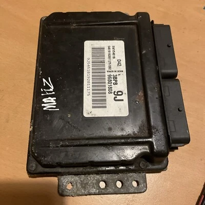 CHEVROLET MATIZ 2007 1.0 SE 5DR ENGINE CONTROL UNIT ECU 96801808 - Image 1 of 3