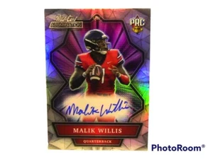 #15 Malik Willis 2021 Wild Card #ANBC-A PRC Auto Titans - Picture 1 of 2
