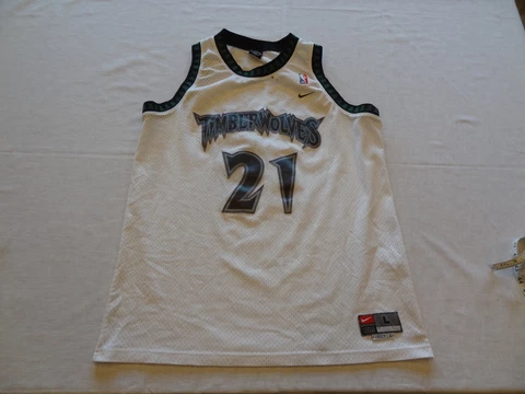 Vintage Nike Minnesota Timberwolves Kevin Garnett NBA Jersey Men’s Large Cover