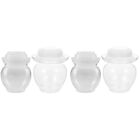  4 Pcs Daily Use Pickle Container Storage Jars with Lids Chinese
