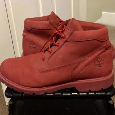 Hombre TIMBERLAND 'Triple Rojo Oscuro' 6” Botas Impermeables Premium - Talla 10.5 Foto 1 de 4