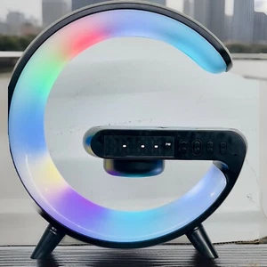 bluetooth LED speaker(wireless fast charging)time Alarm clock Answer the phone - Picture 1 of 10