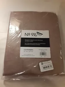 No 918 Amalfi Textured Sheer Rod Pocket Curtain Panel - Taupe -, 54" x 84" - Picture 1 of 3