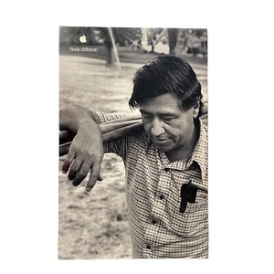 Apple Think Different Cesar Chavez laminiertes Poster 11 x 17 Original Educator Y2K - Bild 1 von 12