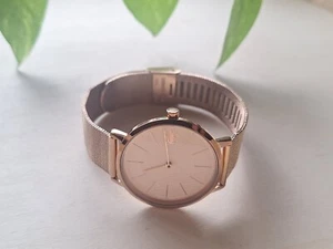 Lacoste Moon Rose Gold Steel Women's Watch, New Band (Good Condition) - Picture 1 of 17