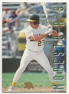 1994 Classic Best Gold Jason Giambi - Modesto / Oakland A's #125