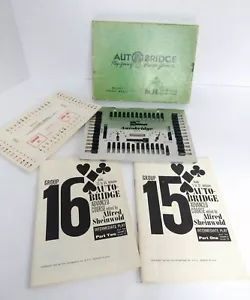 Modelo de bolsillo de lujo AutoBridge juego Play Yourself Bridge avanzado de colección 1957 - Imagen 1 de 5