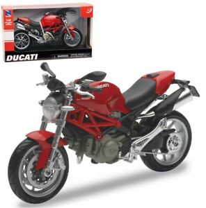 NEW NewRay Red Ducati Monster 1100 Scale 1:12 Die-cast Motorbike 09685 - 9685