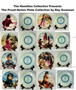 Ray Swanson Collection"The Proud Nation Set Of 8 Plates"Please Read Description" - Picture 1 of 17