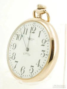 Equity by Waltham vintage pocket watch, 12 size, 7 jewels, YGF engraved case - Picture 1 of 8