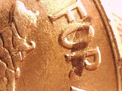 1951-P Washington Carver Half Error -Reverse Struck Thru Retained Metal Fragment - Image 1 of 4