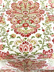 Magnolia Home Fabric Provence Poppy Ikat Style Cotton Duck Stan Cathell 3 yd - Picture 1 of 6