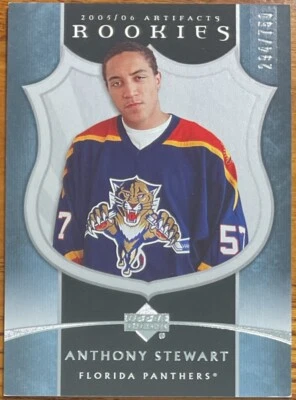 2005-06 Artifacts Anthony Stewart RC #280 Florida Panthers #’d /750 - Image 1 of 2