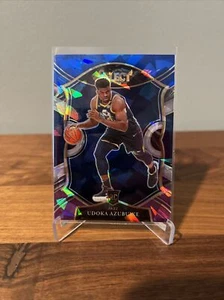 🔥🔥 2020-21 Select Blue White Purple Cracked Ice Udoka Azubuike Concourse RC 87 - Picture 1 of 2