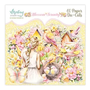 Mintay Blossom Serenity Ephemera Embellishments Stanzteile Papierelemente Floral - Bild 1 von 2