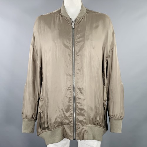 Giacca bomber RICK OWENS taglia 44 kaki cupro